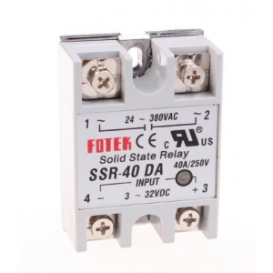 HR0214-92A Solid State Relay Module SSR-40DA 40A 3-32V DC 24-380V